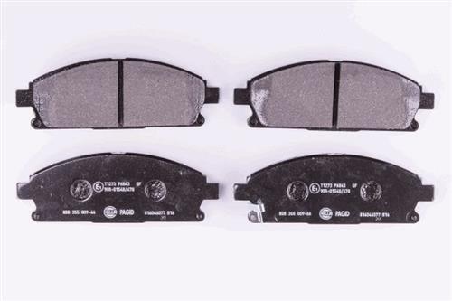 Bremsbelagsatz Bremsscheibe vorne HELLA für ACURA HONDA INFINITI NISSAN