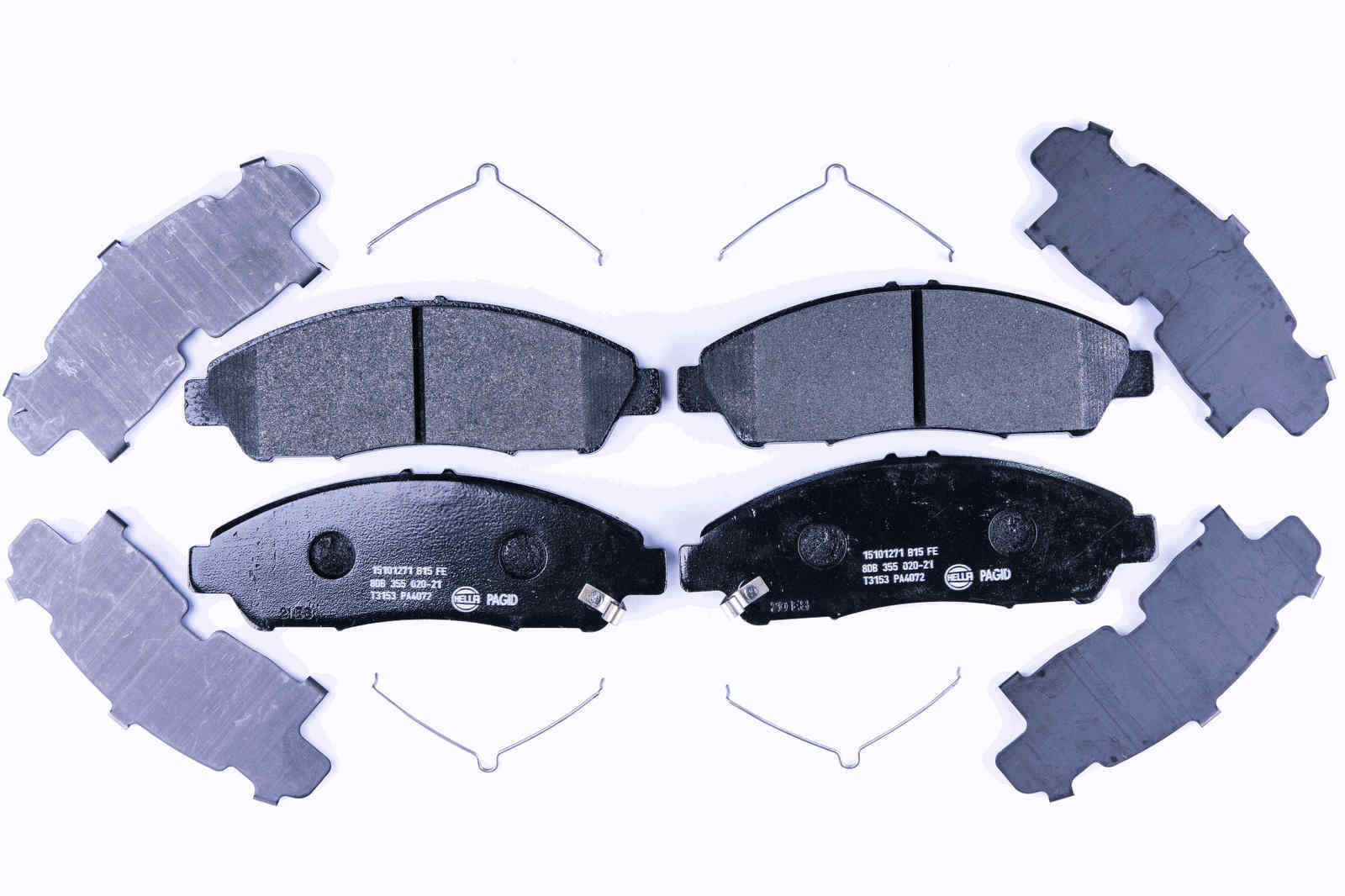Bremsbelagsatz Bremsscheibe vorne HELLA für ACURA HONDA