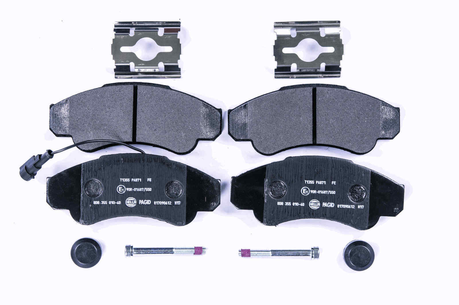 Bremsbelagsatz Bremsscheibe vorne HELLA für CITROEN FIAT PEUGEOT