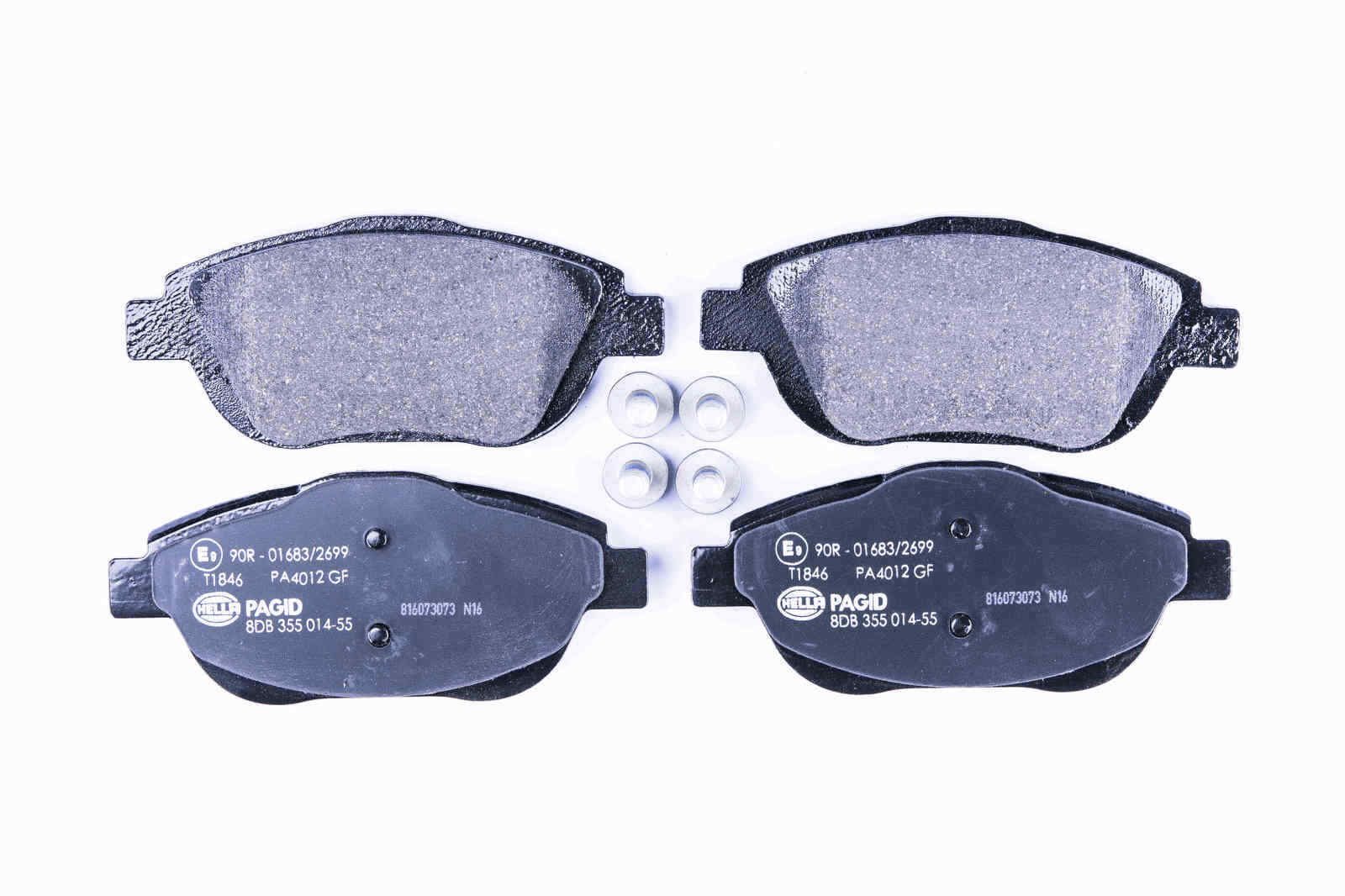 Bremsbelagsatz Bremsscheibe vorne HELLA für CITROEN OPEL PEUGEOT