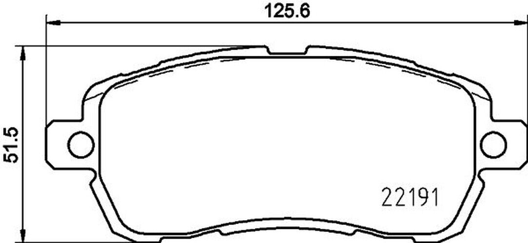 Bremsbelagsatz Bremsscheibe vorne HELLA für FORD KA+ III