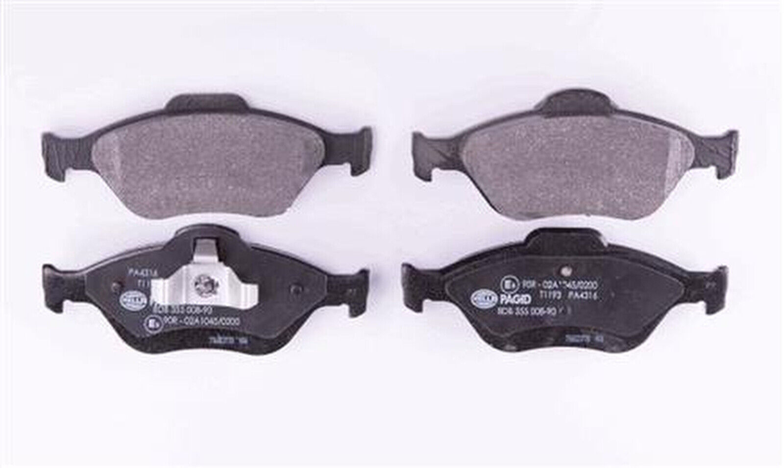 Bremsbelagsatz Bremsscheibe vorne HELLA für FORD MAZDA