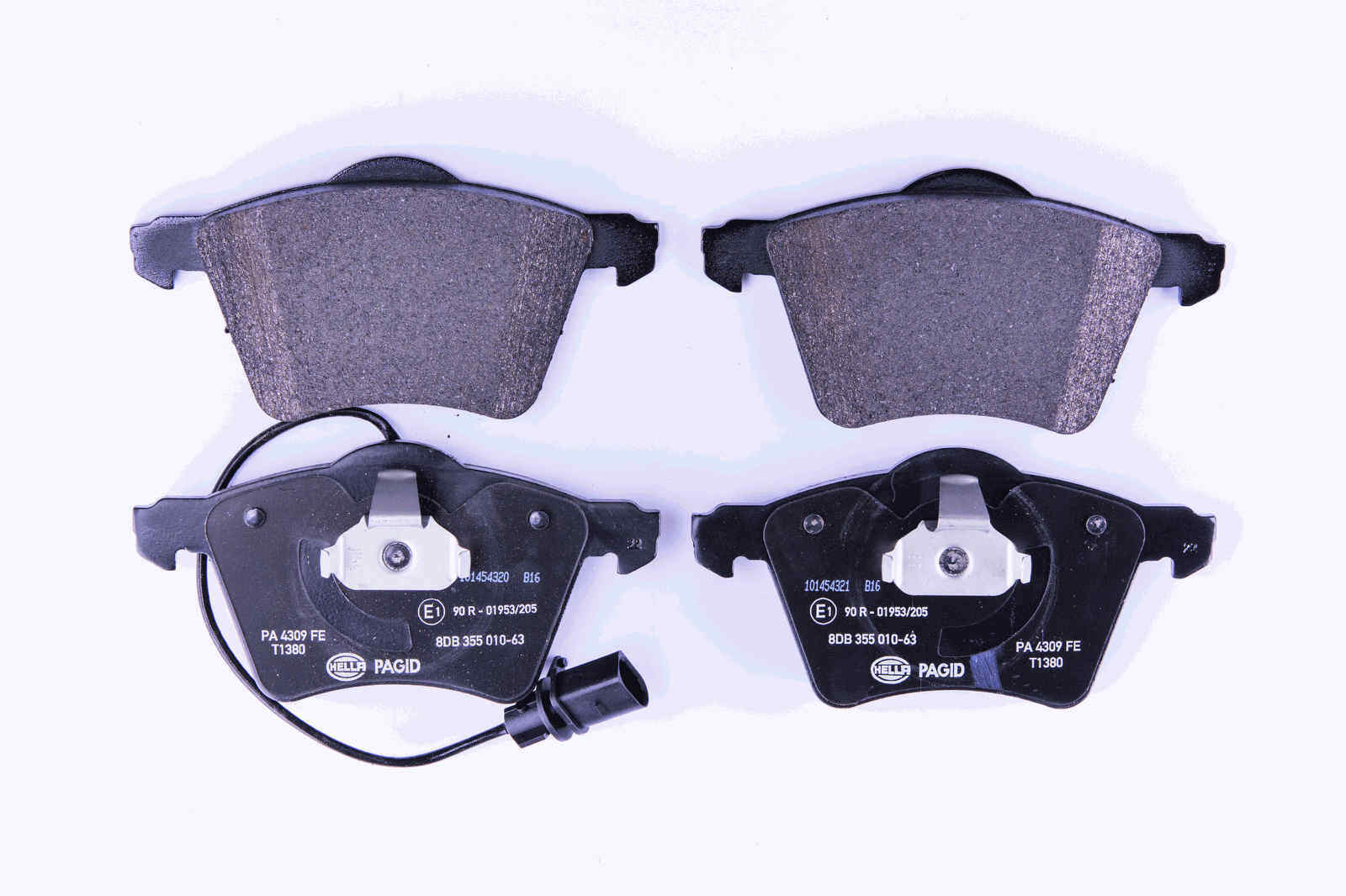 Bremsbelagsatz Bremsscheibe vorne HELLA für FORD SEAT VW