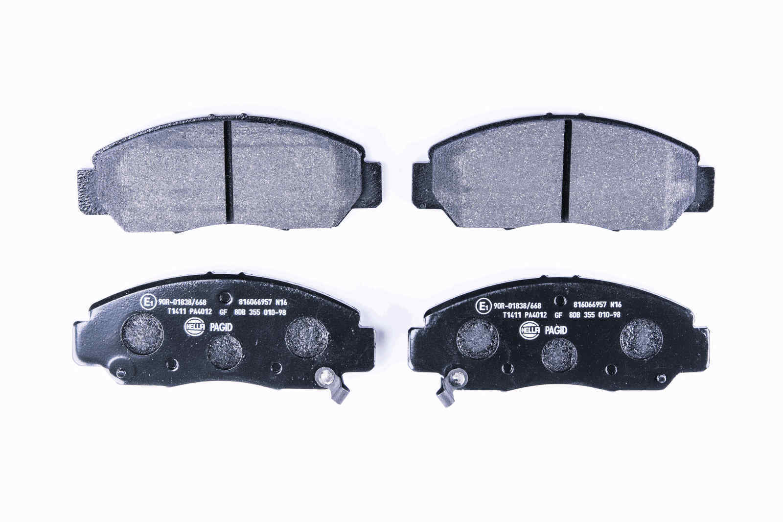 Bremsbelagsatz Bremsscheibe vorne HELLA für HONDA ACCORD VII