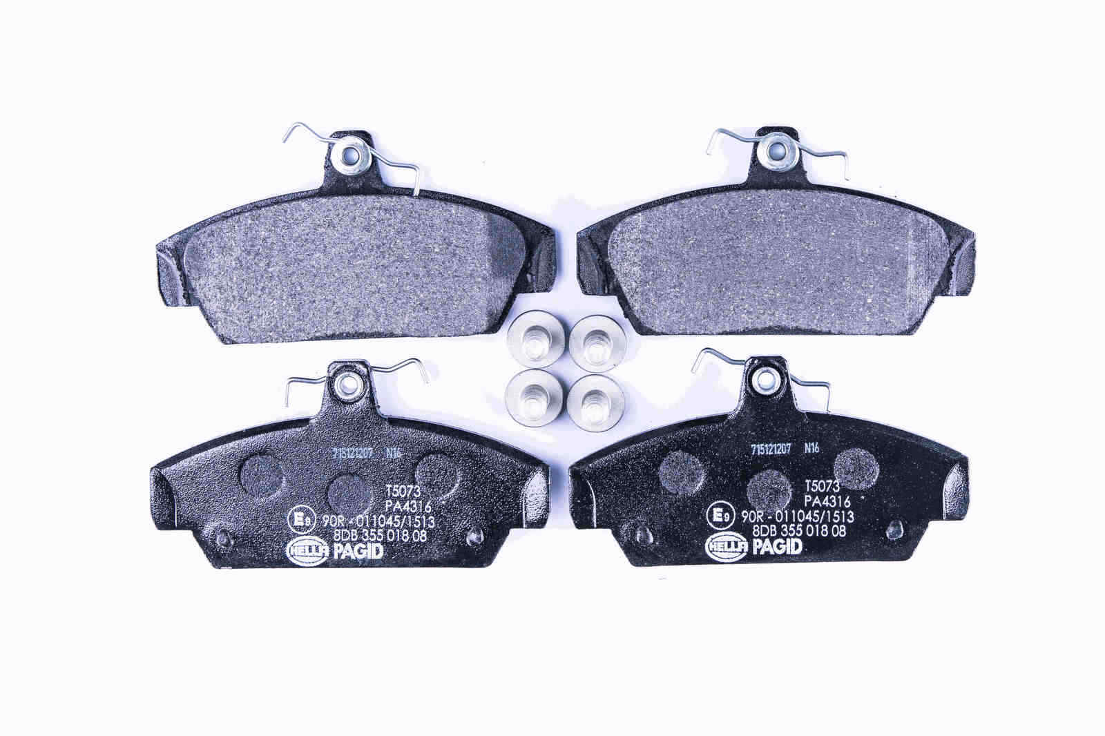 Bremsbelagsatz Bremsscheibe vorne HELLA für MG ROVER MG TF MGF