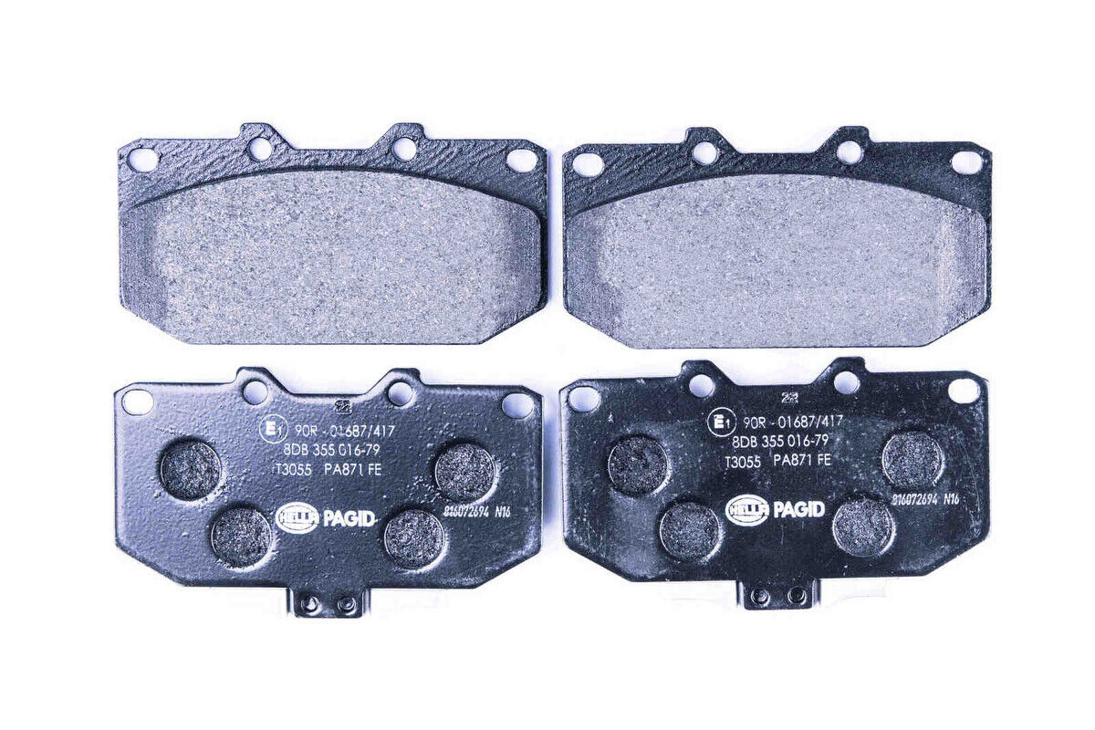 Bremsbelagsatz Bremsscheibe vorne HELLA für NISSAN TOYOTA