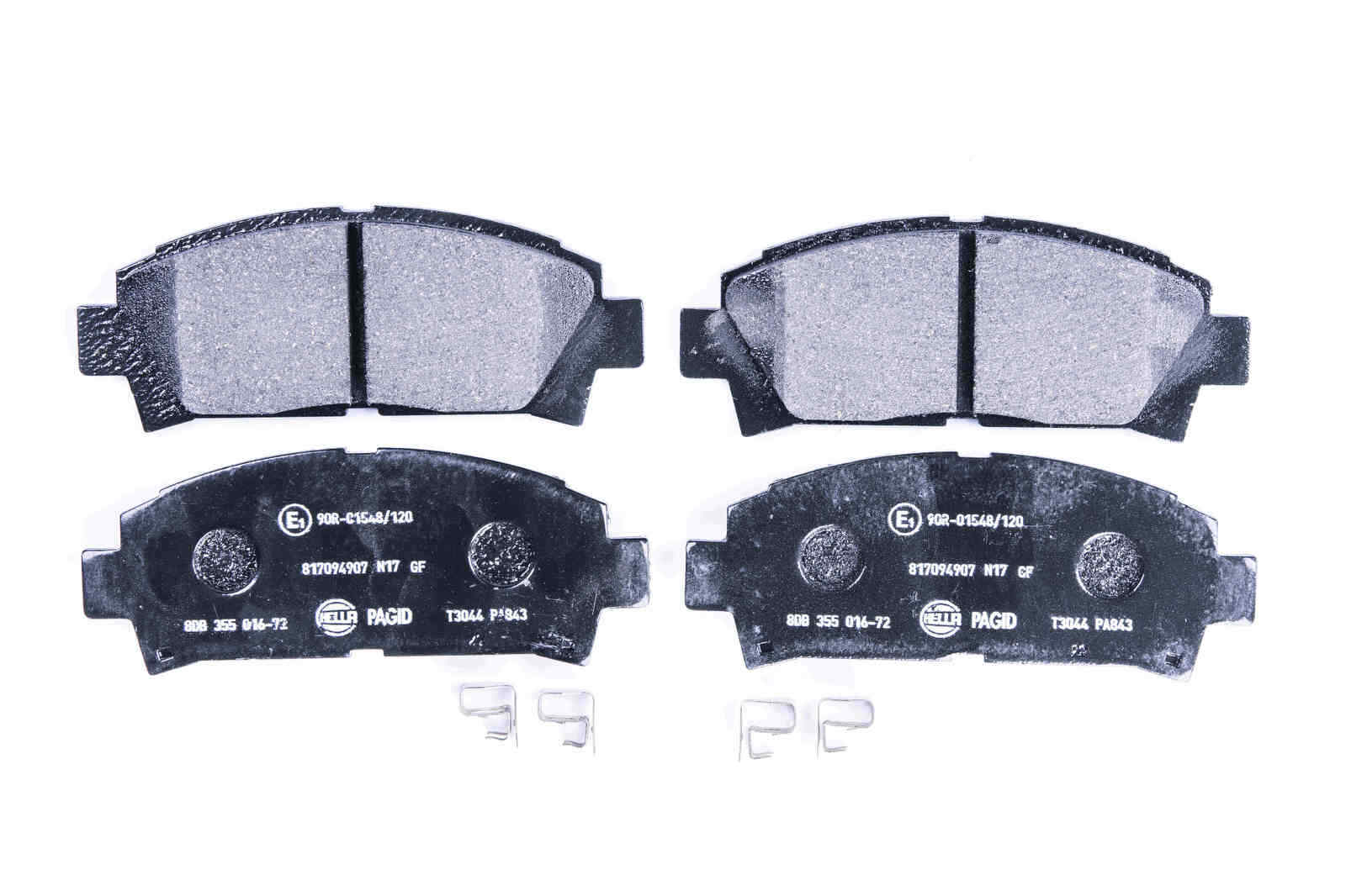 Bremsbelagsatz Bremsscheibe vorne HELLA für TOYOTA AVENSIS