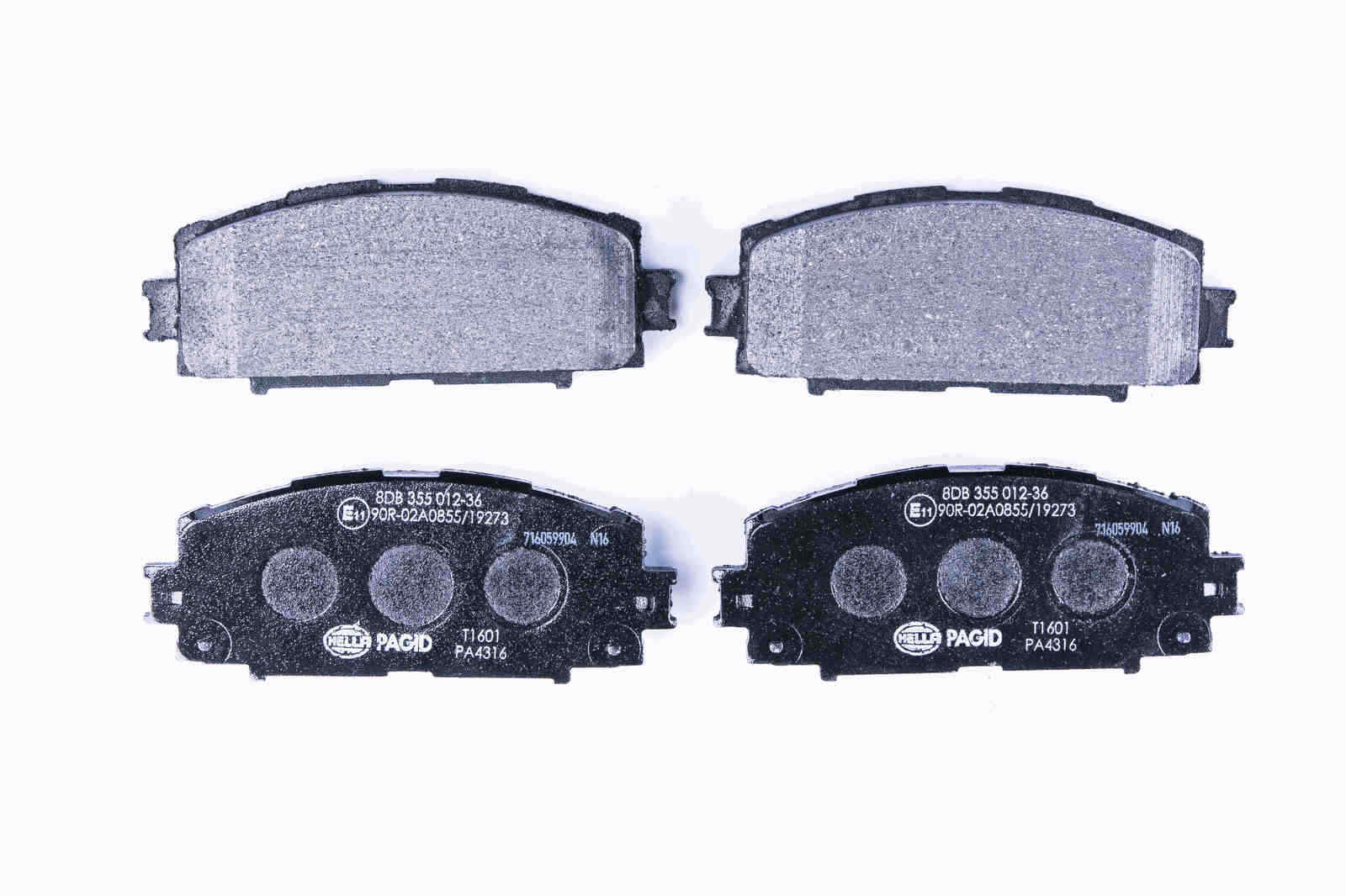 Bremsbelagsatz Bremsscheibe vorne HELLA für TOYOTA COROLLA YARIS
