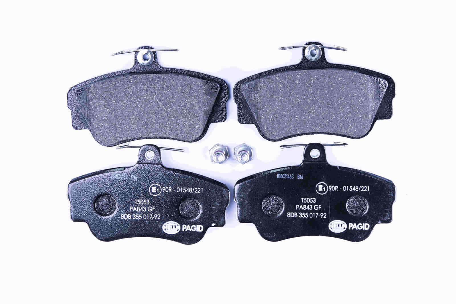 Bremsbelagsatz Bremsscheibe vorne HELLA für VOLVO 440