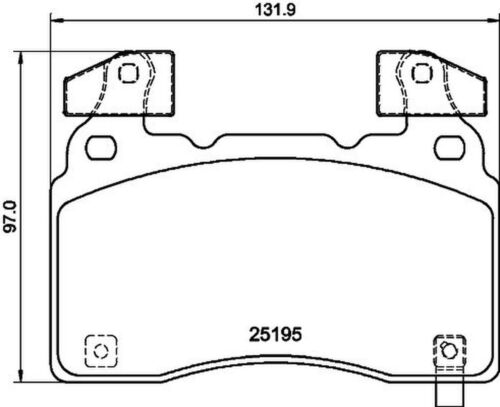 Bremsbelagsatz Scheibenbremse HELLA PAGID für OPEL INSIGNIA B Grand Sport