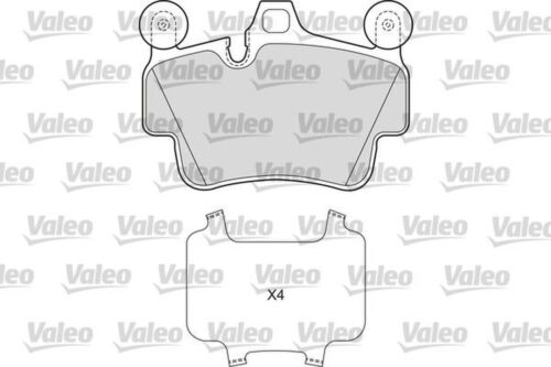 Bremsbelagsatz Scheibenbremse VALEO für PORSCHE BOXSTER (987)