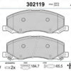 Bremsbelagsatz Scheibenbremse vorne mechanisch VALEO für OPEL INSIGNIA A