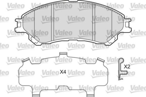 Bremsbelagsatz Scheibenbremse vorne mechanisch VALEO für SX4 S-CROSS