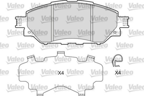 Bremsbelagsatz Scheibenbremse vorne mechanisch VALEO für TOYOTA FORTUNER
