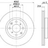 Bremsscheibe HELLA PAGID für HONDA JAZZ V (GR_)