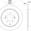 Bremsscheibe hinten HELLA PRO für TUCSON KIA SPORTAGE IV V