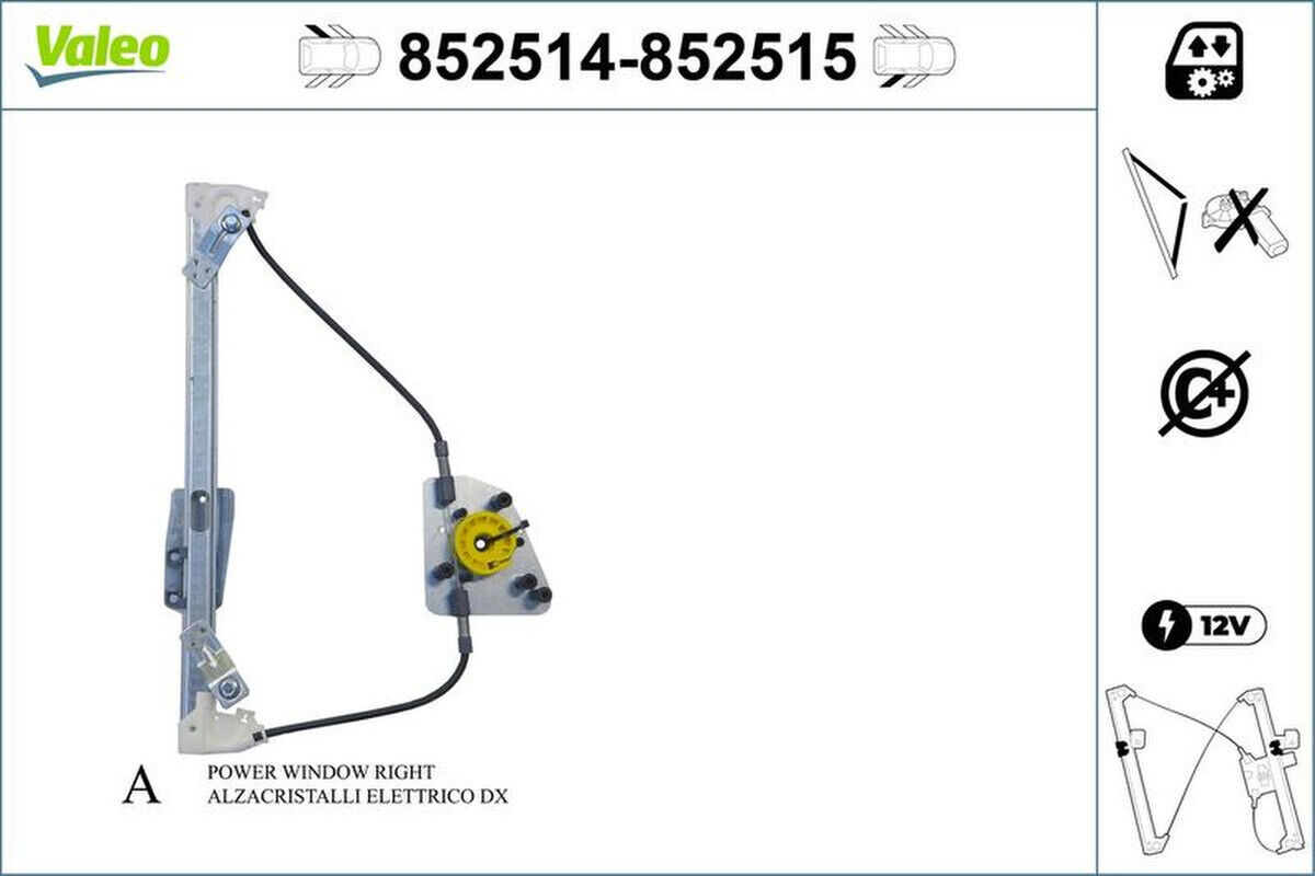 Fensterheber hinten links elektrisch VALEO für ix35