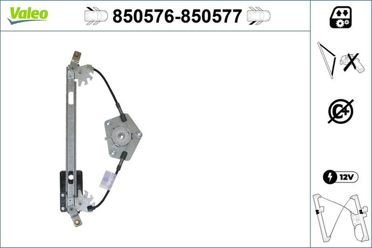 Fensterheber hinten links elektrisch VALEO für VW PASSAT B5.5