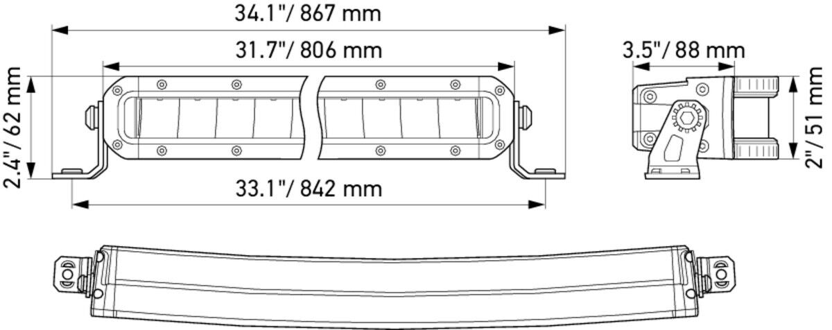 Fernscheinwerfer vorne LED HELLA für DAF