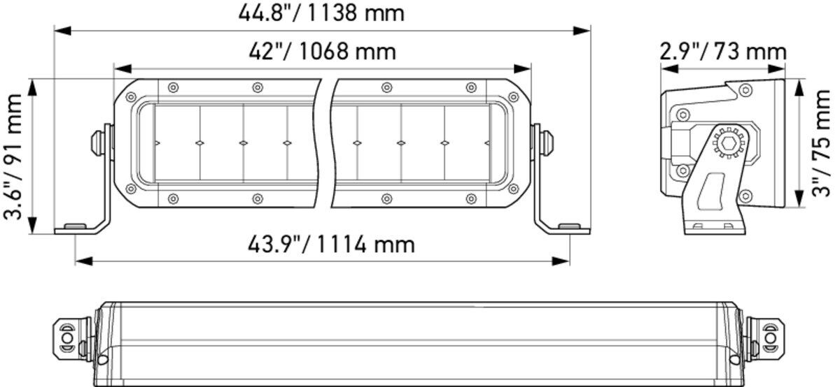 Fernscheinwerfer vorne LED HELLA für DAF