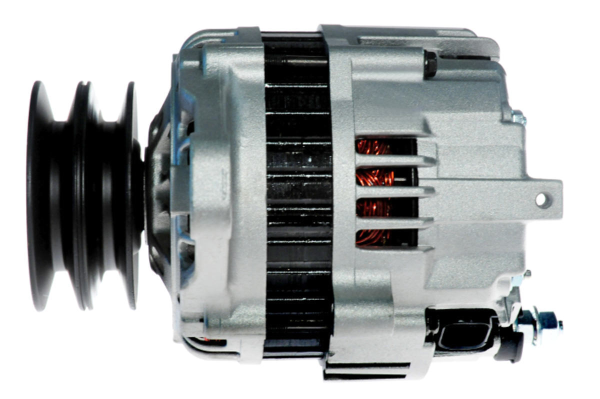 Generator mit Doppelriemenscheibe 85mm HELLA für NISSAN PICK UP (D22)
