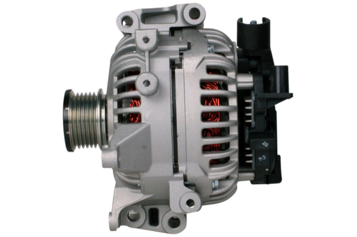 Generator mit Freilaufriemenscheibe 50mm HELLA für MERCEDES E-KLASSE (W211)
