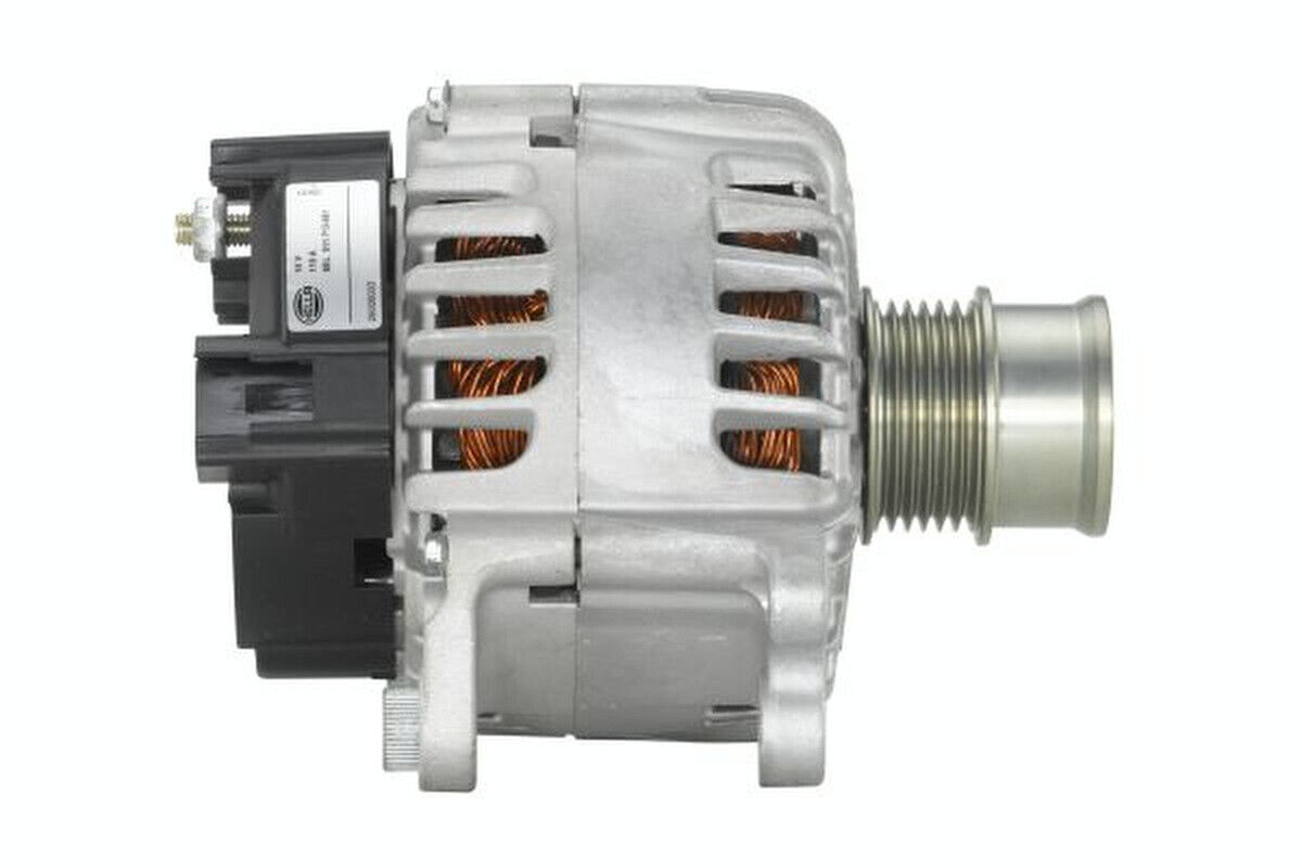 Generator mit Freilaufriemenscheibe 50mm HELLA für VW GOLF VII