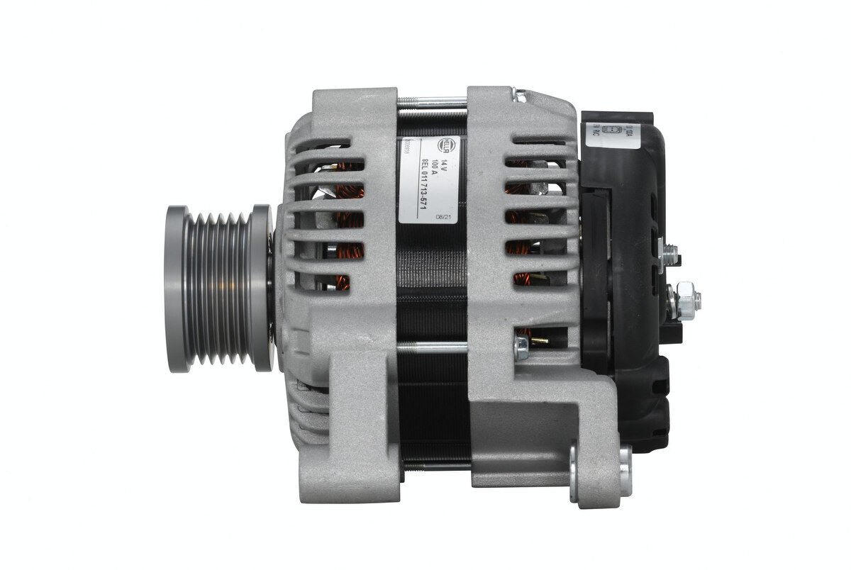 Generator mit Freilaufriemenscheibe 54mm HELLA für OPEL ADAM (M13)