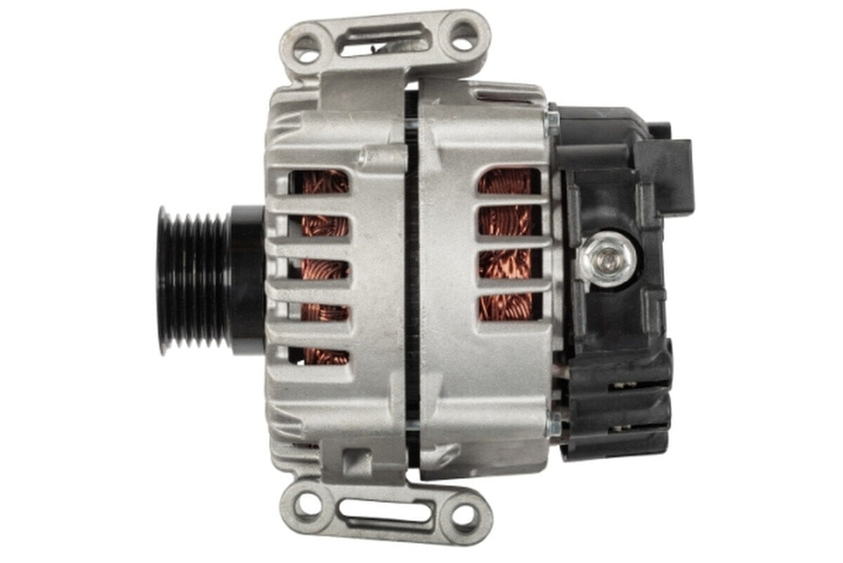 Generator mit Keilrippenriemenscheib 50mm HELLA für MERCEDES C-KLASSE E-KLASSE