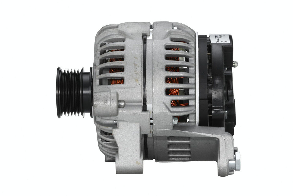 Generator mit Keilrippenriemenscheibe 50mm HELLA für BMW 5 (E60)