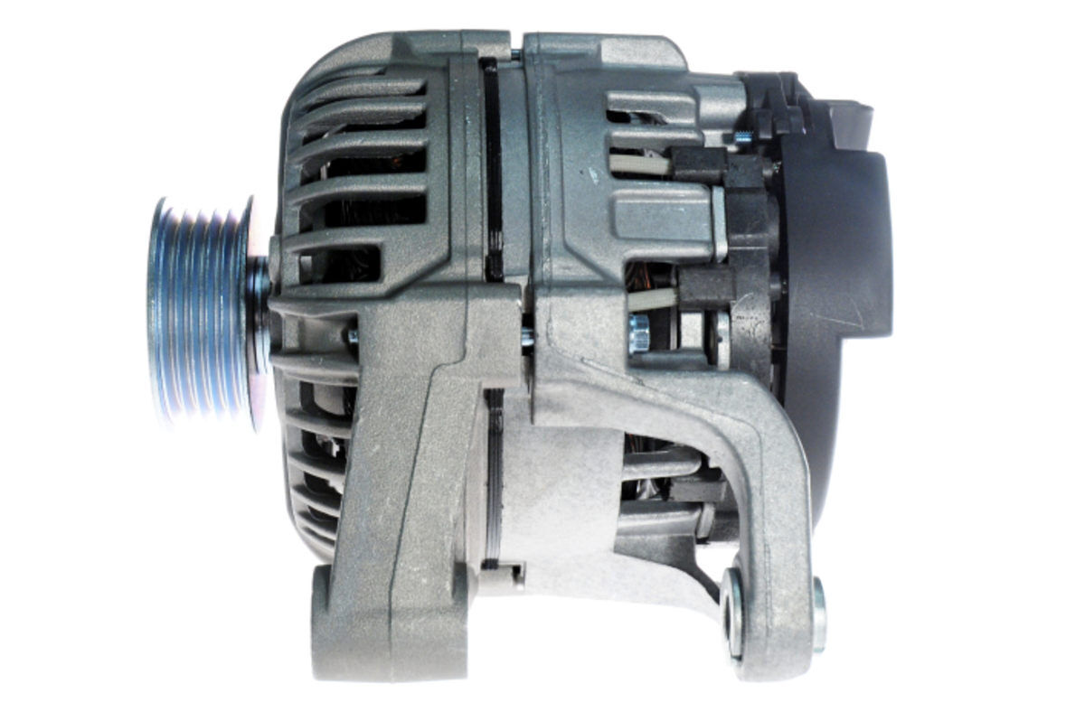Generator mit Keilrippenriemenscheibe 52mm HELLA für OPEL AGILA (A) (H00)