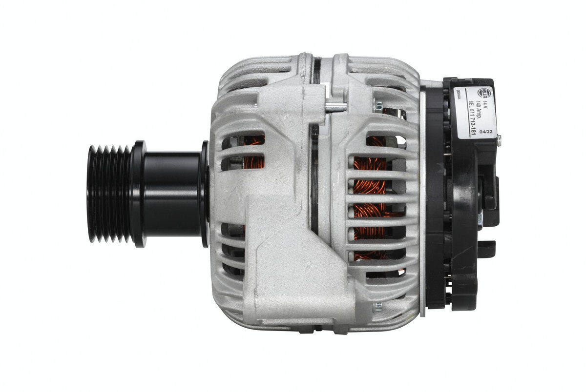 Generator mit Keilrippenriemenscheibe 52mm HELLA für SAAB 9-5 Kombi (YS3E)