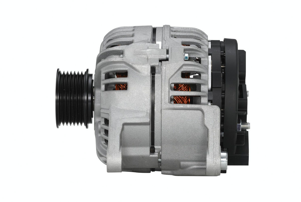 Generator mit Keilrippenriemenscheibe 55mm HELLA für FIAT DUCATO