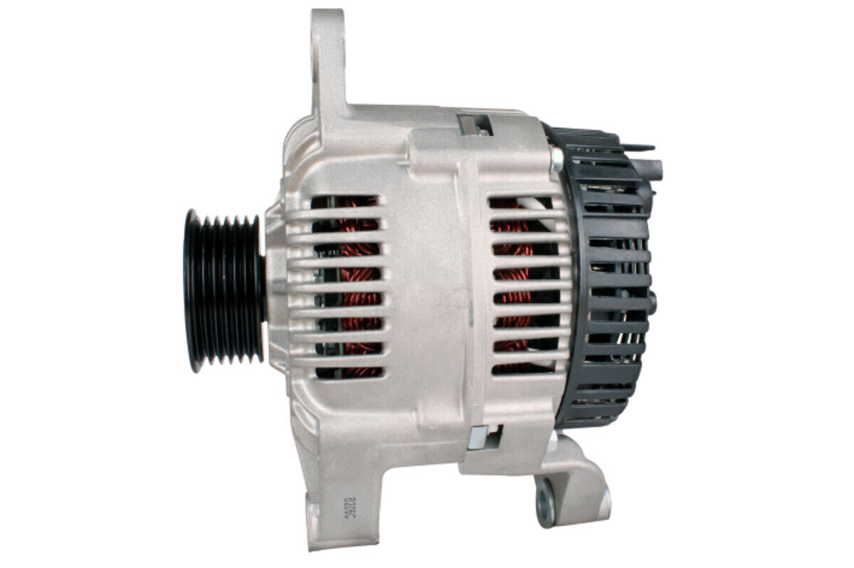 Generator mit Keilrippenriemenscheibe 56mm HELLA für CITROEN JUMPER Bus (230P)