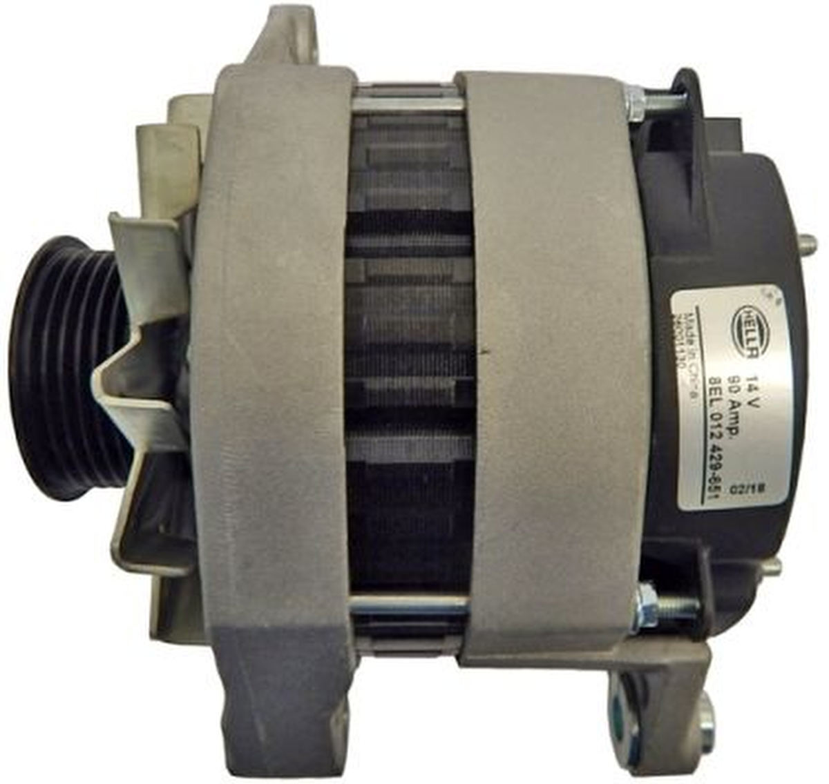 Generator mit Keilrippenriemenscheibe 60mm HELLA für RENAULT CLIO I