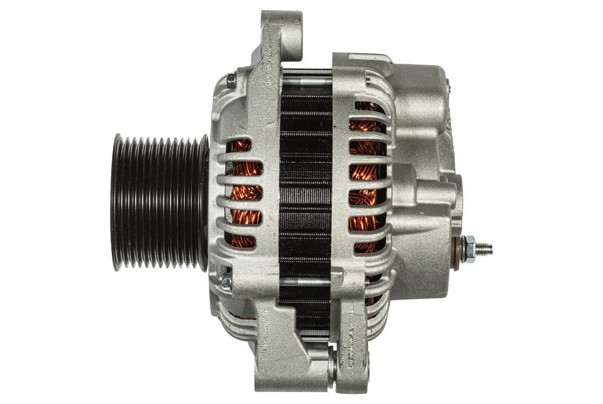 Generator mit Keilrippenriemenscheibe 69mm HELLA für EUROTECH STRALIS