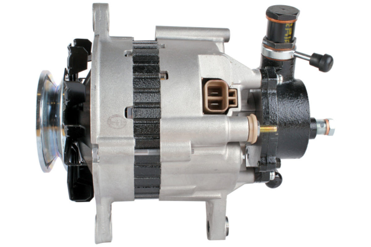 Generator mit Riemenscheibe 85mm HELLA für NISSAN SUNNY III Liftback (N14)