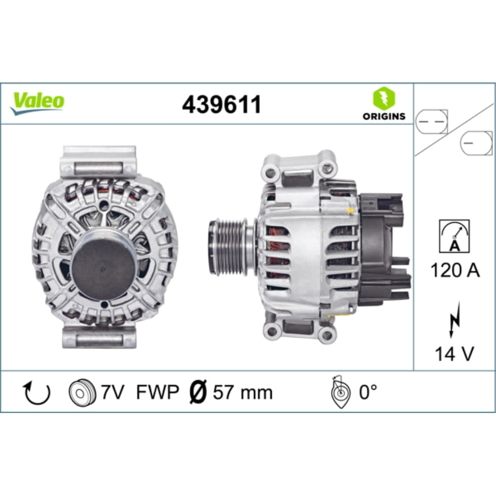 Generator VALEO 439611 für Mercedes-Benz C