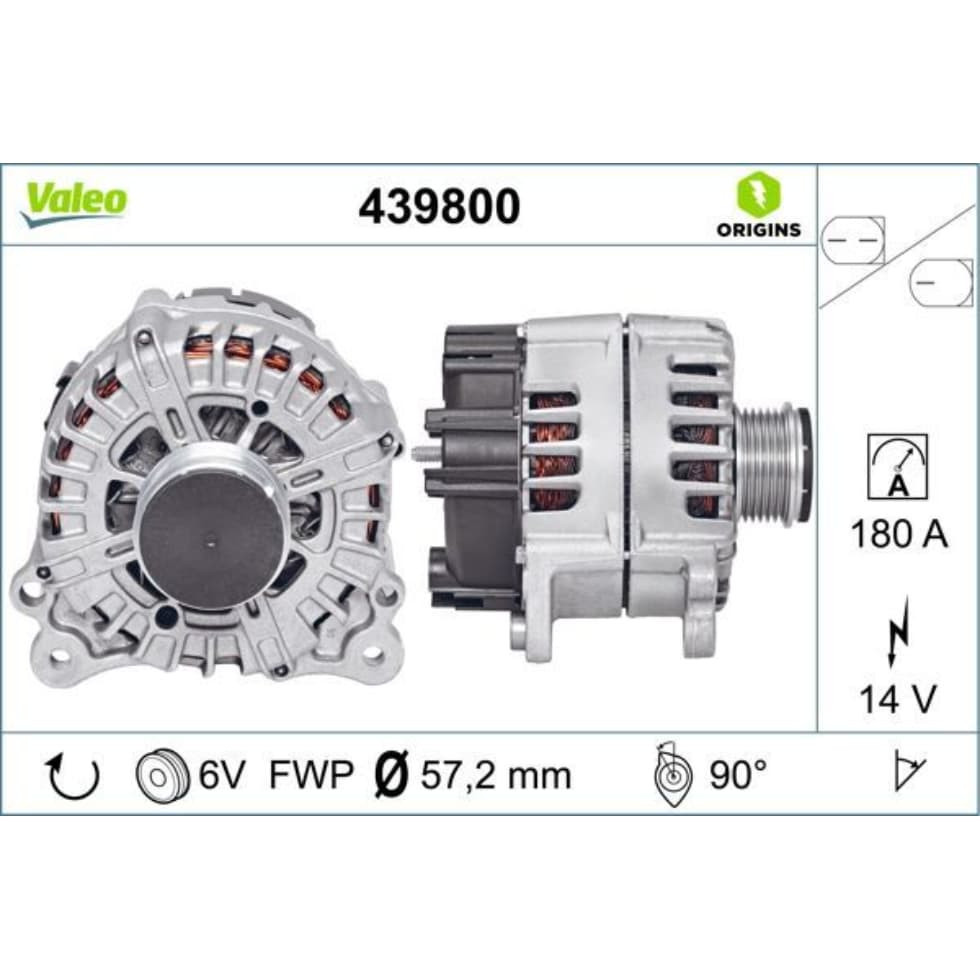Generator VALEO 439800 für Audi Porsche A7 Sportback A6 C7 Avant A5