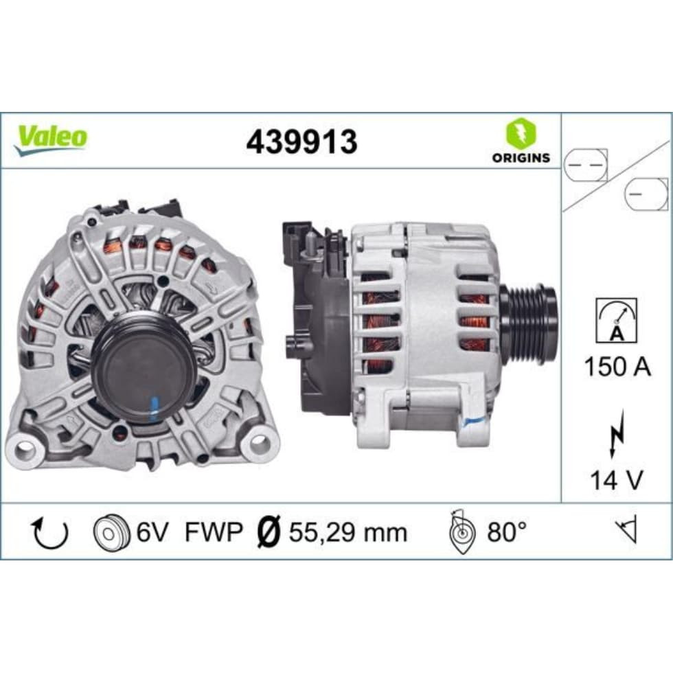 Generator VALEO 439913 für Ford Mondeo IV Turnier Galaxy II S-Max