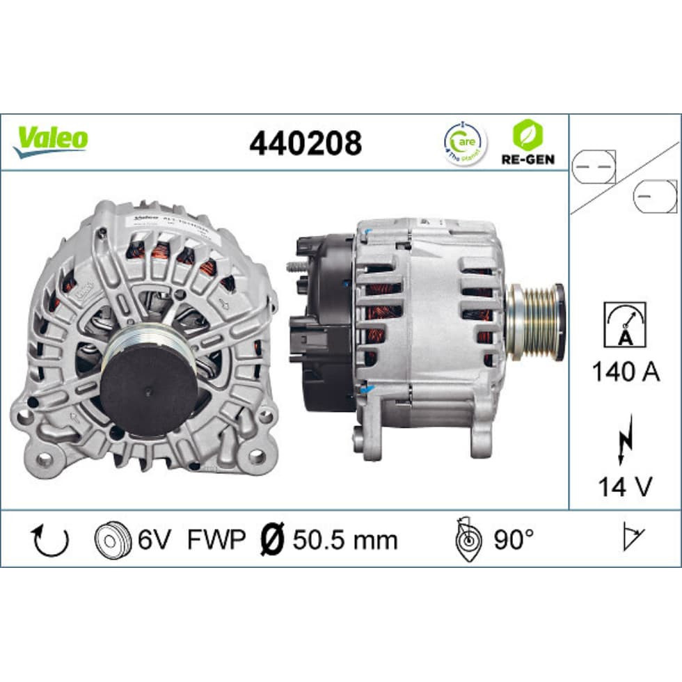 Generator VALEO 440208 für Audi Q5