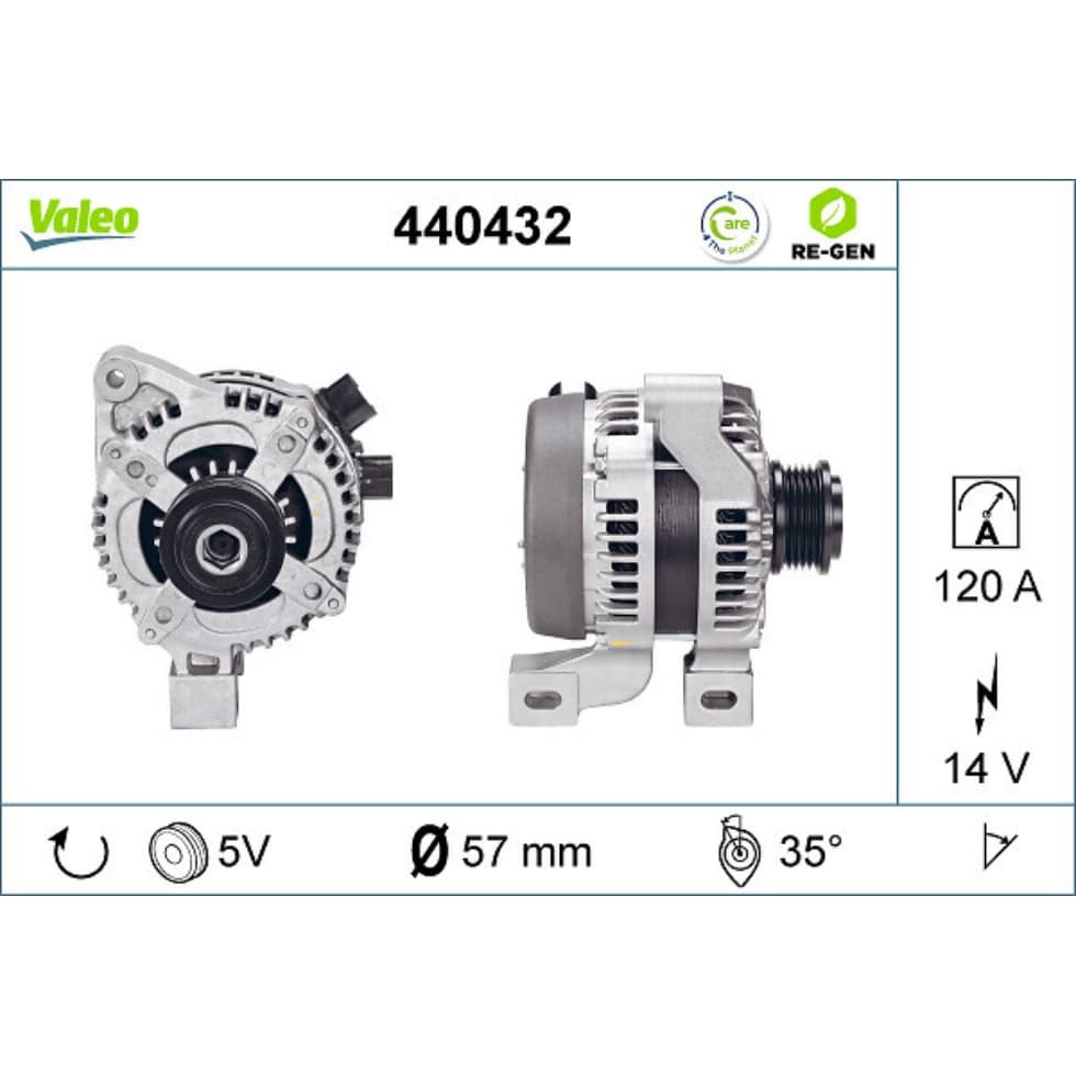 Generator VALEO 440432 für Ford Focus II