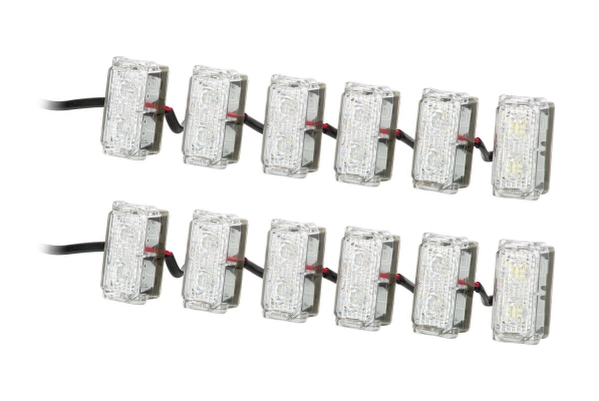 Hella 2PT 980 789-911 Tagfahrleuchtensatz, LEDayFlex II, Reihenschaltung, 24