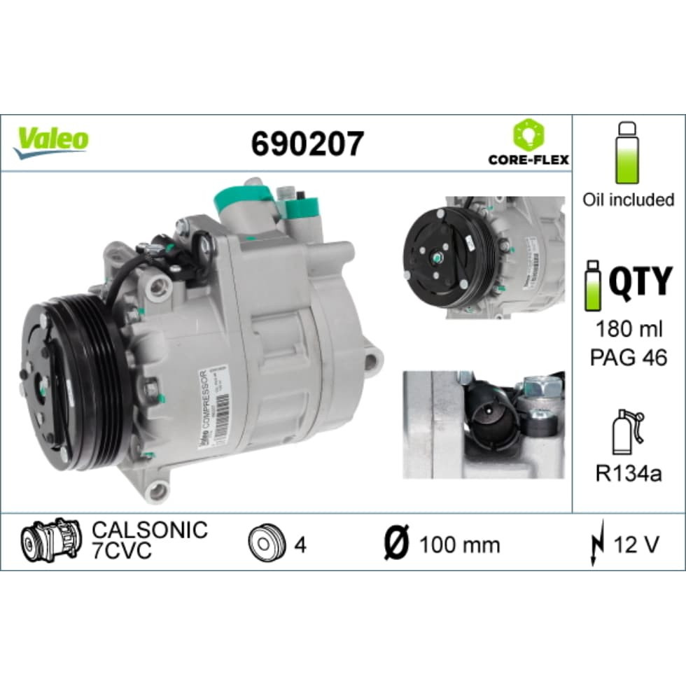 Kompressor Klimaanlage VALEO 690207 für BMW X5