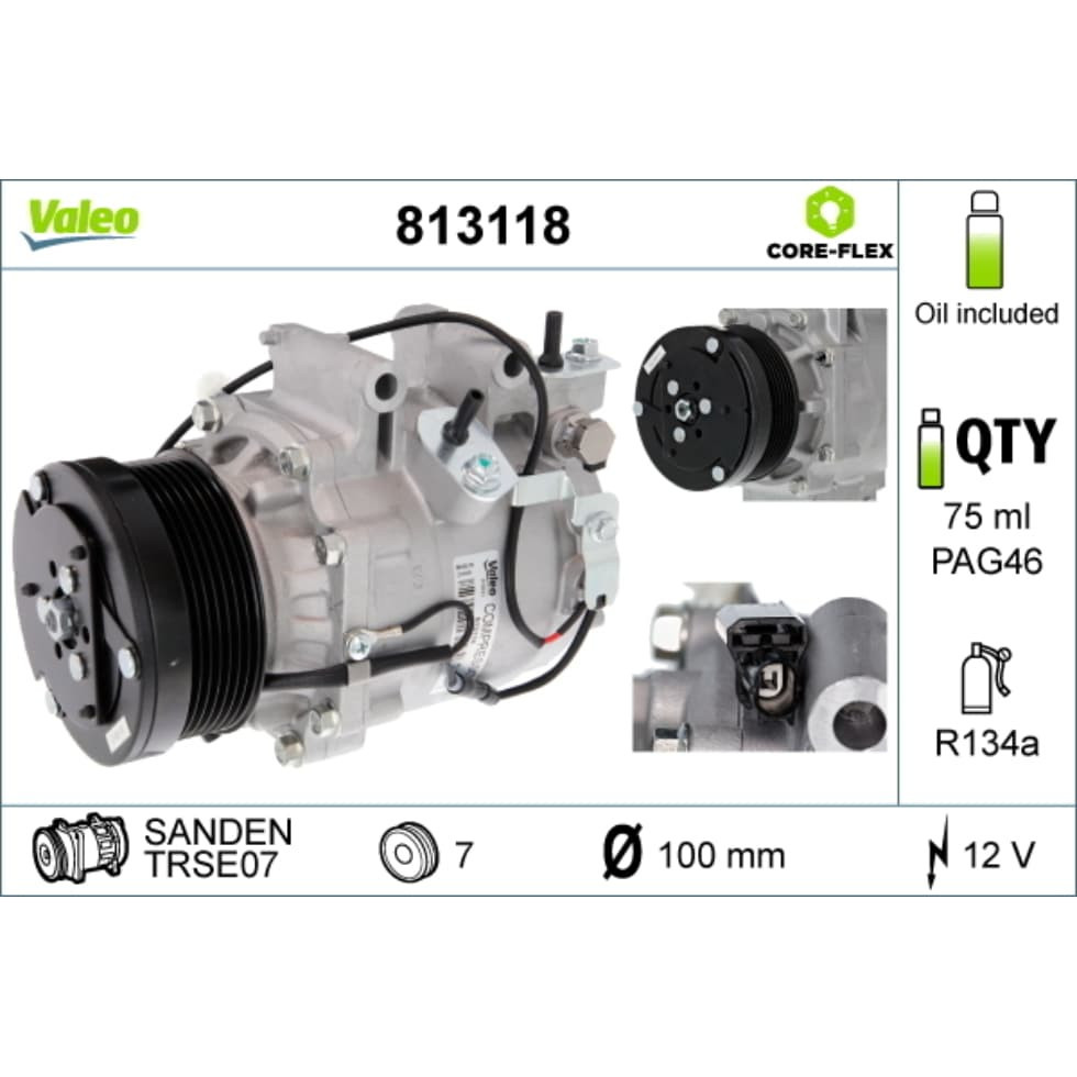 Kompressor Klimaanlage VALEO 813118