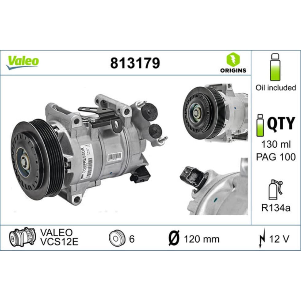 Kompressor Klimaanlage VALEO 813179 für Peugeot 308 II