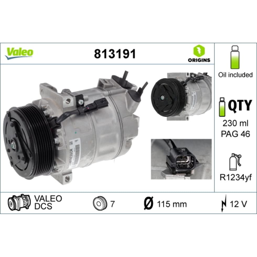 Kompressor Klimaanlage VALEO 813191 für Renault Trafic III