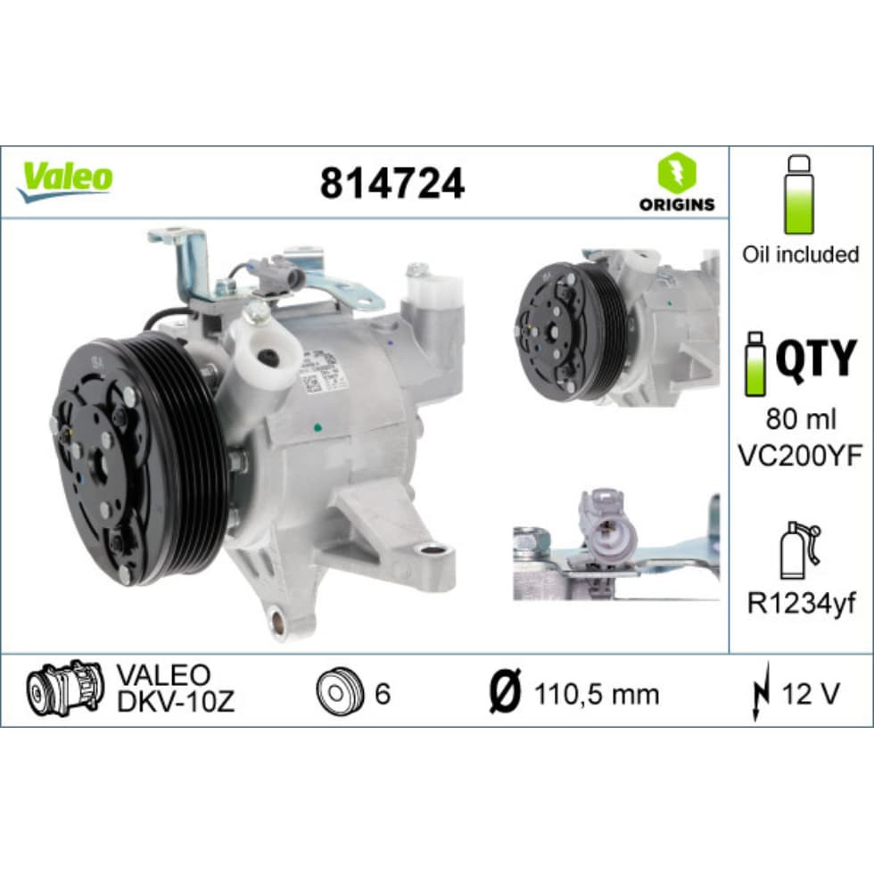 Kompressor Klimaanlage VALEO 814724