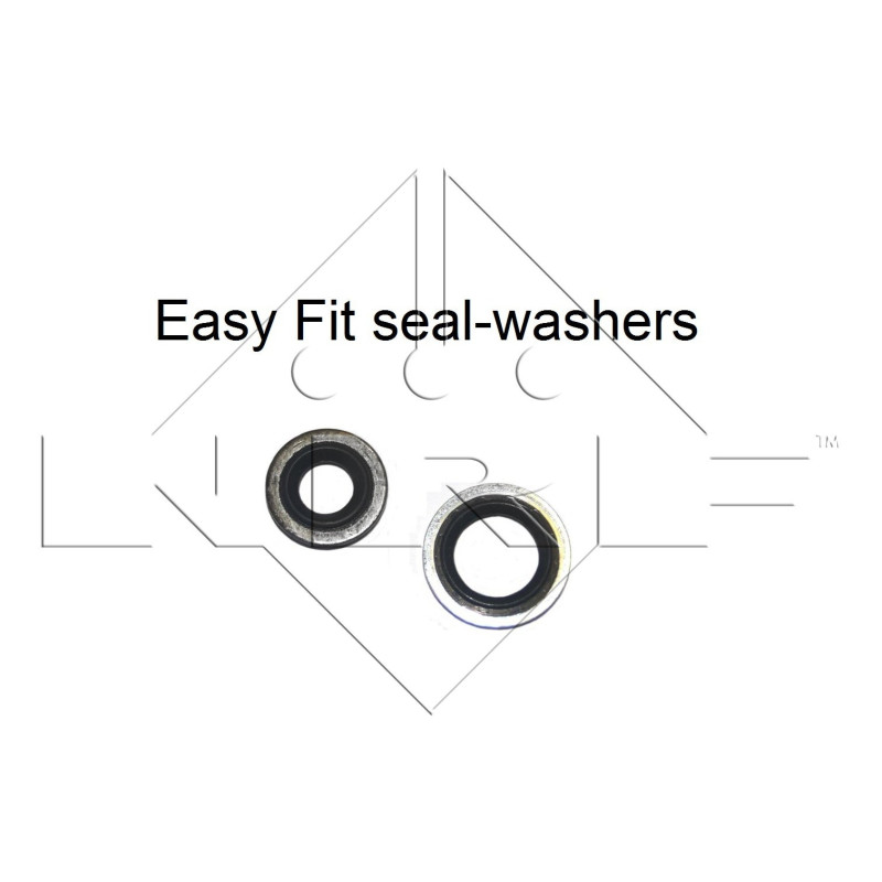Kondensator, mit Trockner, EASY FIT passend für MERCEDES C-Series 2.2D 14- NRF 350082