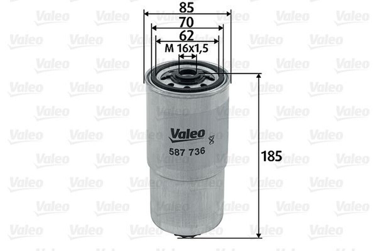 Kraftstofffilter Anschraubfilter VALEO für FIAT MULTIPLA (186_)